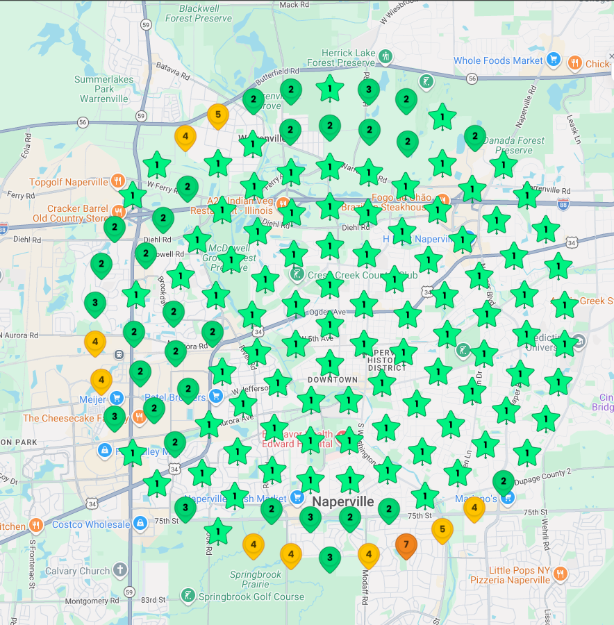 Electrician local map rankings after Growth Partners