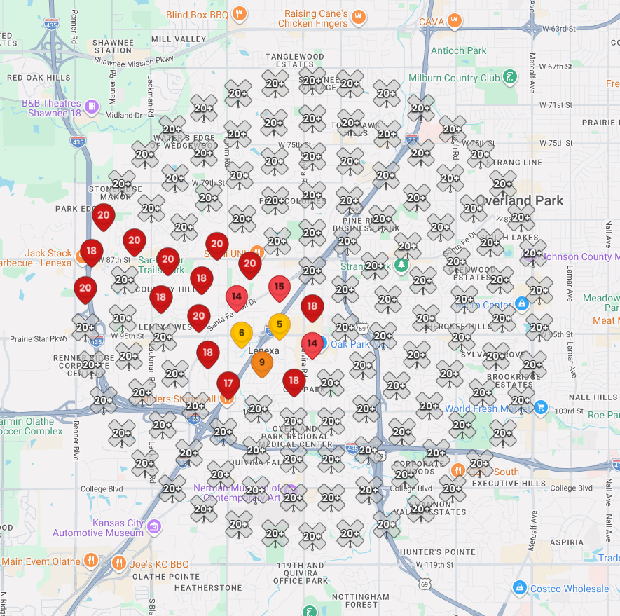 Cleaning Company local map rankings before Growth Partners
