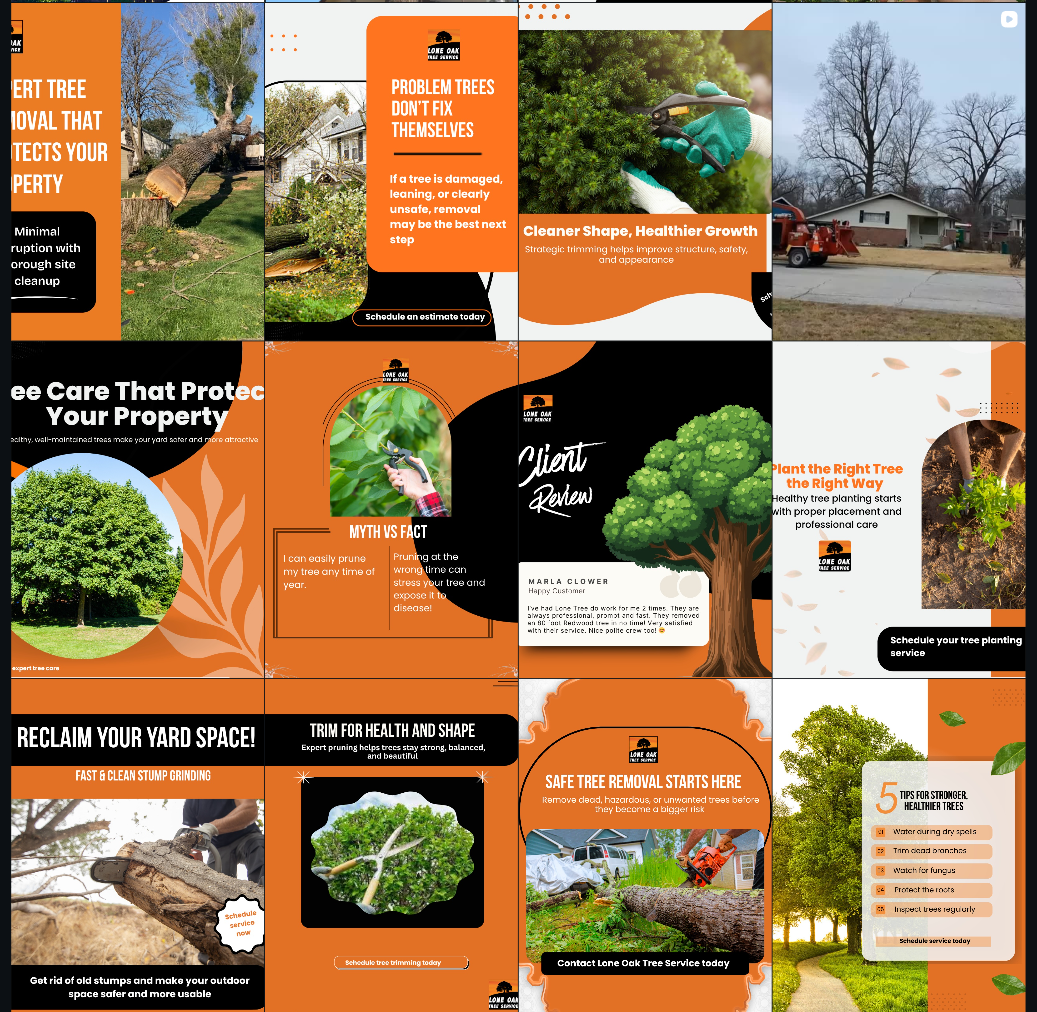 Client social media feed managed by Growth Partners